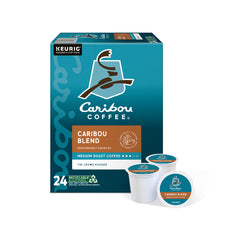 Caribou Blend, Single-Serve Keurig K-Cup® Pods, Medium Roast Coffee, 24 Count