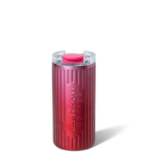 Ribbed 16oz Stainless Steel Logo Tumbler- Cosmo