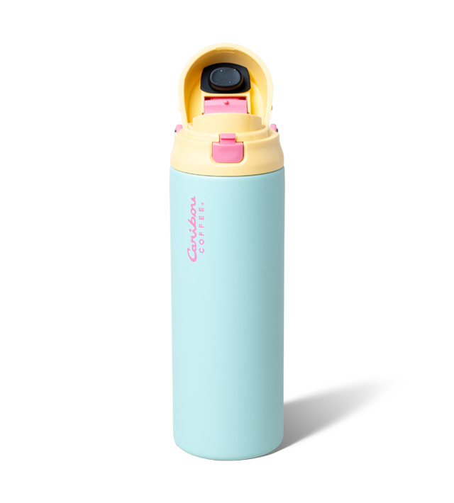 Colorblock 24oz Stainless Steel Multi Sip Hydration Tumbler – Aqua