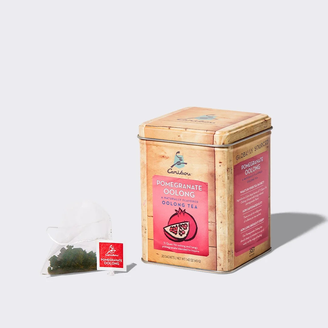 Pomegranate Oolong Tea Sachet Tin